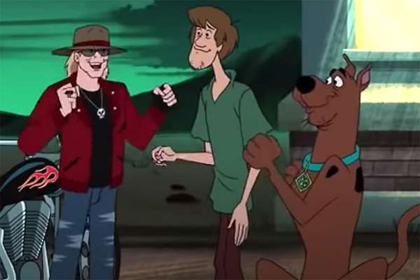 Axl Rose se convierte en caricatura en un nuevo capítulo del popular dibujo animado Scooby Doo