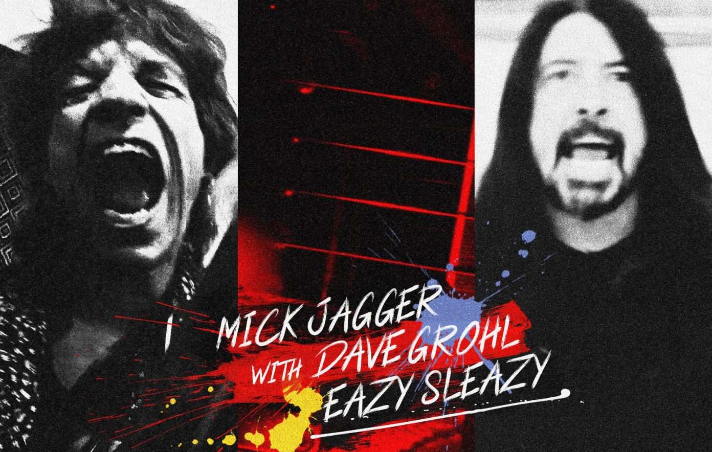 Mick Jagger y Dave Grohl lanzan por sorpresa el single conjunto “Eazy Sleazy”