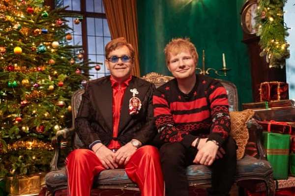 Elton John y Ed Sheeran comparten el single navideño “Merry Christmas”