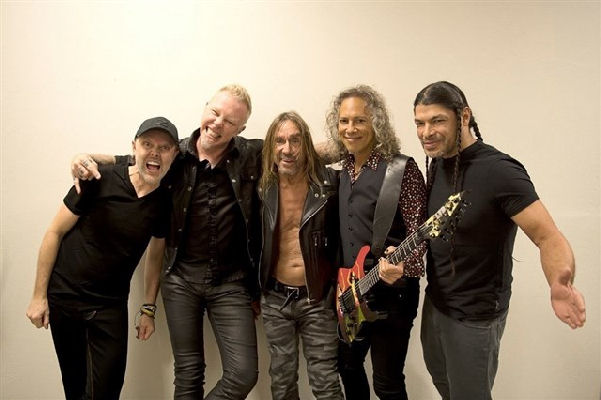 Iggy Pop se unió a Metallica sobre el escenario para cantar “T.V. Eye”