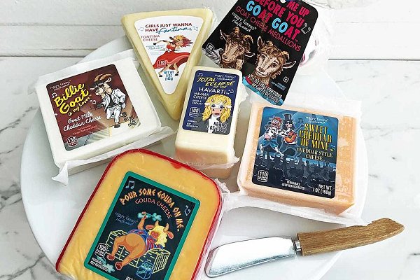 Lanzan una línea de quesos inspirados en clásicos de los 80
